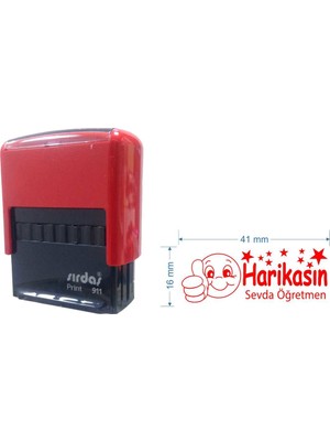 Sırdaş 911 Öğretmen Kaşesi Kişiye Özel Emojili