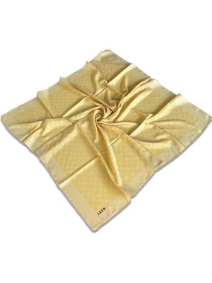 Aker Sarı  Elegance Monogram Eşarp 1090500 - 961