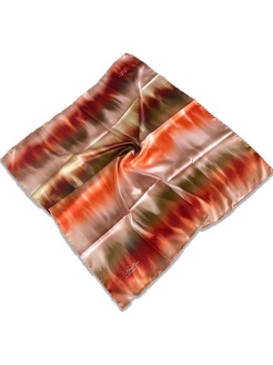 Az Hatalı Polyester La Boutique Pudra Karma Desen Eşarp 1852 - 01  34532