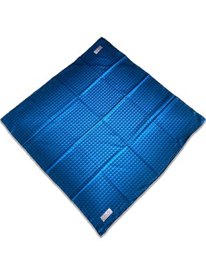 Az Hatalı Polyester La Boutique Lacivert Karma Desen Eşarp 1818 - 06  34687