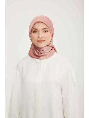 Armine Trend Pudra Düz Renk Jan Jan Şifon Eşarp 798