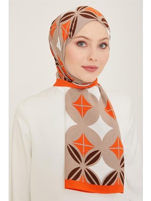 Armine Trend Defne Şal 6347 - 2 - 27 Turuncu