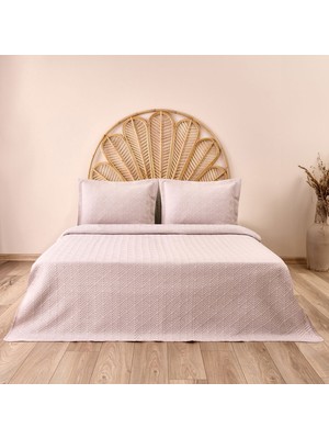 Matmel Soft Rante Çift Kişilik Yatak Örtüsü - Gülkurusu - 240X260 cm