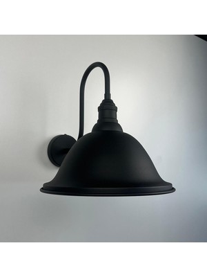 Bamyum Zupra Siyah Renk Aplik Tekli Duvar Lambası Salon Koridor Restoran Dekoratif Aplikleri