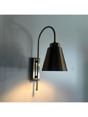 Bamyum Orvella Eskitme Renk Aplik Tekli Duvar Lambası Salon Koridor Restoran Dekoratif Aplikleri