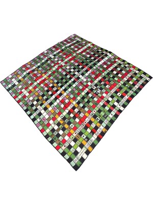 Cacharel Ekose Desen Tivil Ipek Eşarp 8376313  -  914