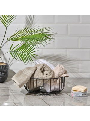 Matmel Metal Banyo Organizeri - Siyah - 28 cm