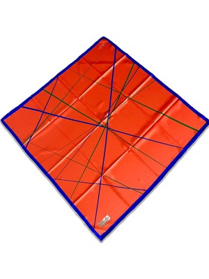 La Boutique Turuncu Karma Desen Classical Eşarp 1345 - 01  34857