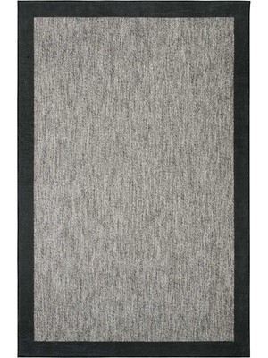 Cool Halı Pratico Gri Makinede Yıkanabilir Halı Sisal Görünüm Dijital Baskıyumuşak Kaymaz Taban Mutfak Halısı