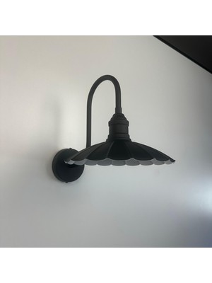 Bamyum Elora Siyah Renk Aplik Tekli Duvar Lambası Salon Koridor Restoran Dekoratif Aplikleri