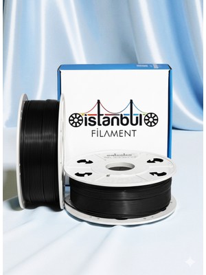 İstanbul Filament Istanbul Filament 3D Baskı Pla Siyah 1 kg Ø 1,75MM ± 0,05 mm Bambu Lab Uyumlu