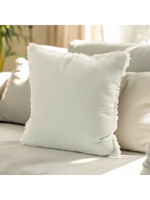 Evidea Soft Hana Kırlent - Su Yeşili - 45X45 cm