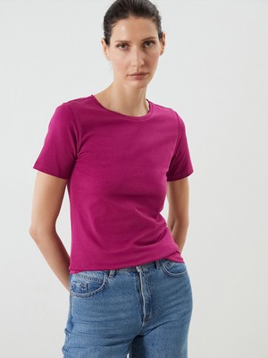 Lc Waikiki Yeni Sezon Bisiklet Yaka Kadın Tişört