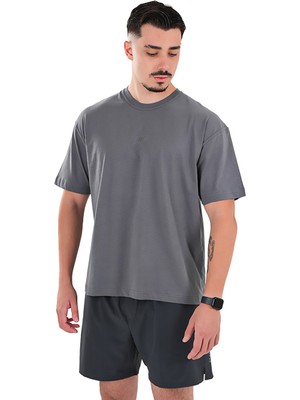 Musclecloth Basic Oversize T-Shirt Füme