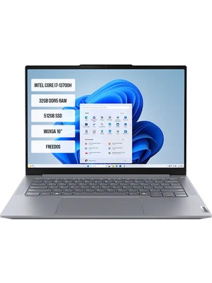 Lenovo Thinkbook 16 G6 Irl 21KH00WATR Intel Core I7-13700H 32GB Ddr5 512GB SSD Wuxga 16" Freedos Taşınabilir Bilgisayar