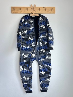 Key Kids Gri Siyah Nyc Pamuklu Bacaklı 8/10/12 Yaş Büyük Beden 2.5 Tog Kışlık Kalın Erkek Çocuk Uyku Tulumu