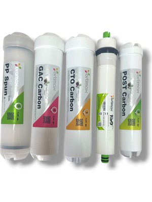 Ortimax filtre takımı minerallı duş başlığı hediyedir