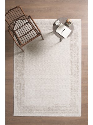 Venucci Home & Living Olivia Premium Bambu Polyester Oturma Odası Salon Yatak Odası Halısı Eskitme Vintage Halı