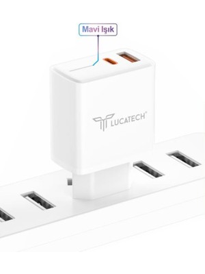 Lucatech Acer Predator Helios 300  / Predator Helios 500 Uyumlu 45W Hızlı Şarj Adaptörü