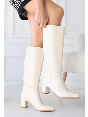 Ronanna Roksa Ten Cilt Topuklu Çizme