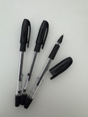 Pensan Jel Kalem Jely 1.0 mm Glıtter Simli Siyah (3 Adet)