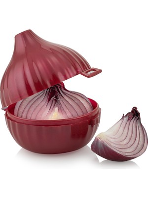 Mons Soğan Saklama Kabı Qlux L-00397 Soğan Şeklinde Saklama Kabı Bpa İçermez