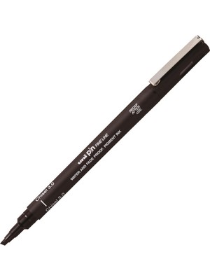 Uni-Ball Uni Ball Pin 3.0 Fine Line Kesik Uçlu Kalem Siyah Pıncs3 200   12'li Paket / Uni Ball