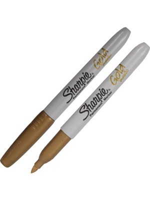 Sharpie Markör Fine Ince Uç  Renk (1 Adet Altın+1 Adet Gümüş)