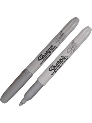 Sharpie Markör Fine Ince Uç Gümüş Renk (1 Adet)