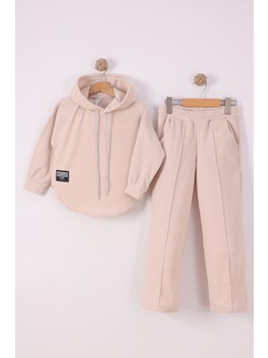 Monox Kız Çocuk Sim Ipli Vogue Fitilli Polar Takım