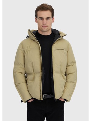 Ramsey Kum Regular Fit Kapüşonlu Casual Dokuma Mont