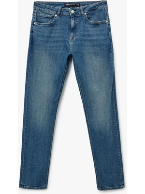 Koton Normal Bel Pamuklu Slim Fit Jean Pantolon - Brad Jean