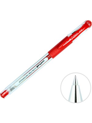 Uni-Ball UM-151 Roller Kalem Signo Dx Jel Bilye Uç 0.38 mm Kırmızı (1 Adet)