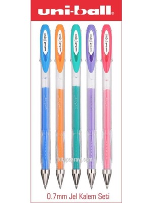 Uni-Ball Uniball Signo Angelic Colour 0.7 mm 5'li Jel Kalem Seti