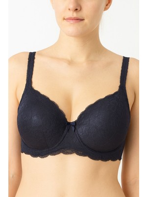 Zerva Queen B Cup Desteksiz Dantelli Sütyen