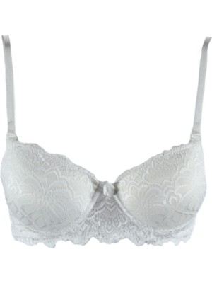 Zerva Queen B Cup Desteksiz Dantelli Sütyen