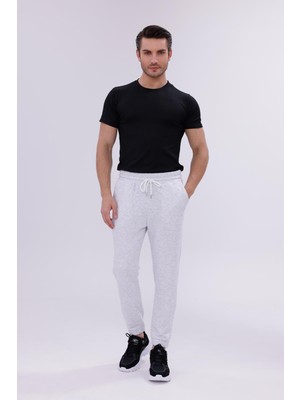 Yakamor Paça Lastikli 3 Iplik Şardonsuz Eşofman Alt