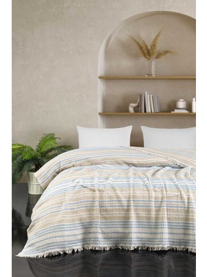 Femina Trendy Çift Kişilik Yatak Pikesi Güneş Bej 200 x 230 Cm