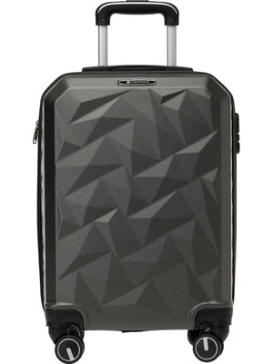 Lumberjack Hexagon -O Abs 5pr Antrasit Unisex Orta Boy Valiz