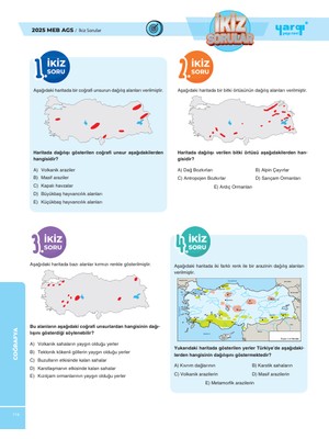 Yargı Yayıncılık Yargı MEB-AGS Tüm Dersler Tamamı Çözümlü Çıkmış ve İkiz Sorular Y