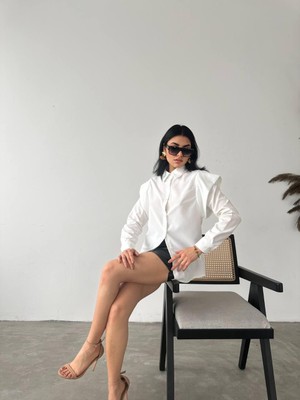 My Jest Fashion Omuz Tasarım Detaylı Gömlek