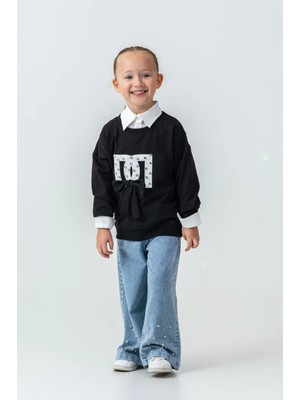 bebexy Taş  Detaylı  Fiyonklu Alt Üst Takım