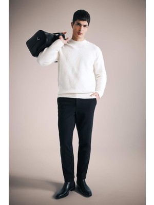 DeFacto Tailored Regular Fit Düz Paça Pantolon D3707AX25WN