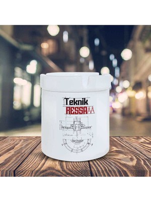 Teknik Ressam Küllük Meslek Baskılı Kül Tablası K-80
