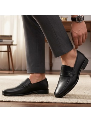 Ispartalılar 2085 Ortopedik Taban Hakiki Deri Erkek Klasik Ayakkabı Günlük Erkek Deri Ayakkabı