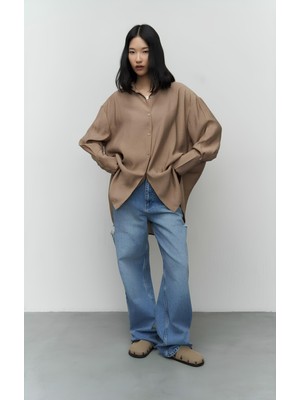 Vizon Oversize Gömlek MKN5020