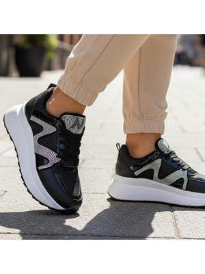 Ispartalılar 4855 Ortopedik Taban Günlük Kadın Ayakkabı Spor Klasik Kadın Ayakkabı Sneakers