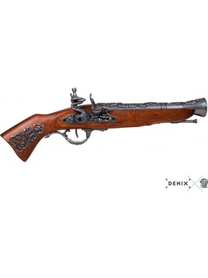 Denix Austria 18TH Flintlock Pistol Koleksiyon Obje 39CM
