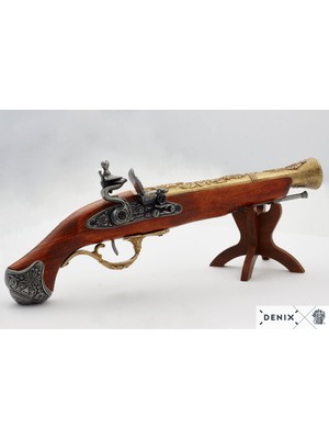 Denix England 18TH Flintlock Pistol Koleksiyon Obje 36CM