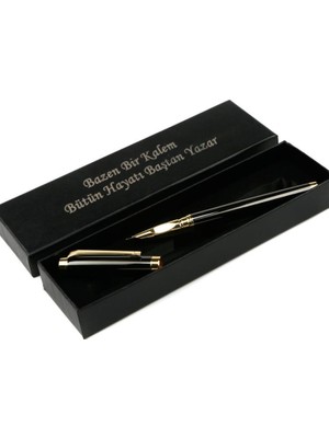 Kalemhane Kişiye Özel Dolma Kalem Lüks Kutulu Hediye Paketli